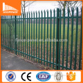 wholesale galvanized steel palisade fence D section pale palisade fence heavy welded fence china best selling